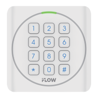 iFLOW F-KD-4301PMK — Считыватель Mifare карт с механической клавиатурой