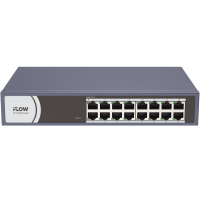 iFLOW F-SW-EU616-V(B) — Неуправляемый 16-портовый коммутатор