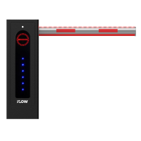iFLOW F-EB-VB0-R/A/B4 Шлагбаум 4м с индикацией на корпусе и стреле 315102484